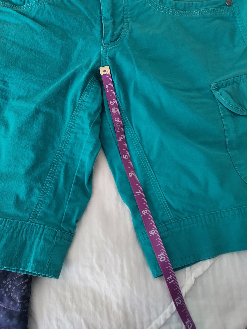Kuhl Teal Women's Splash Cargo Shorts, Size 2 - Picture 5 of 5